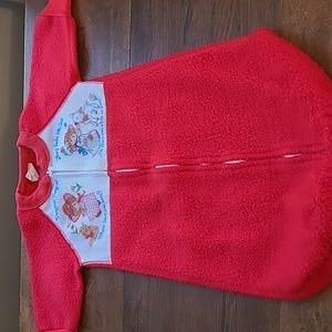 Vintage 1980s Zippered Blanket Sleeper Girls 0-12 Months